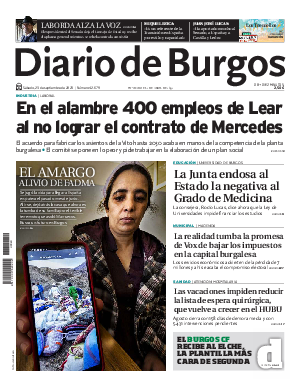 Portada Diario de Burgos