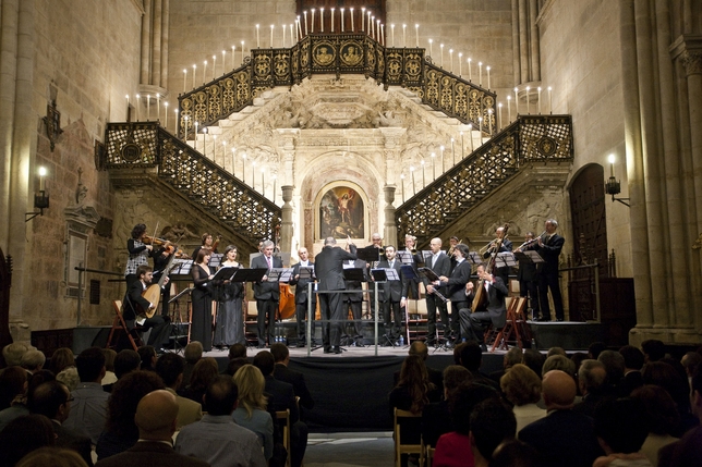 La Catedral celebró sus 30 años como Patrimonio Mundial con un concierto del grupo vocal e instrumental Concerto Italiano.  / LUIS LÓPEZ ARAICO