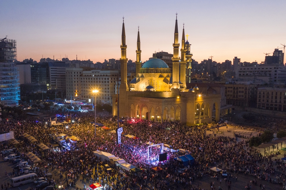 Protest in Lebanon  / WAEL HAMZEH