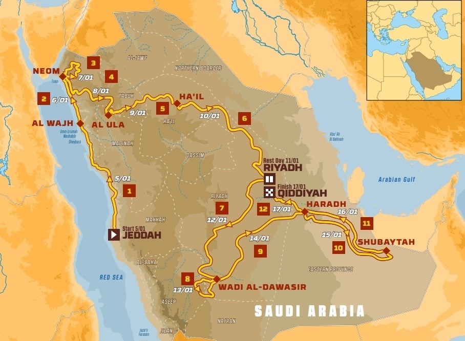 El espíritu del Dakar regresa en Arabia Saudí