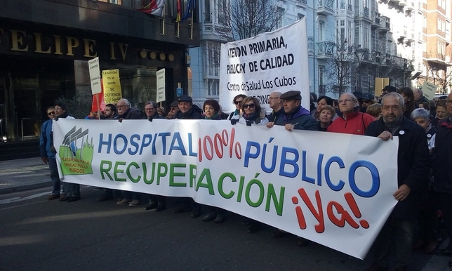 Burgos hace oír sus exigencias por una sanidad digna