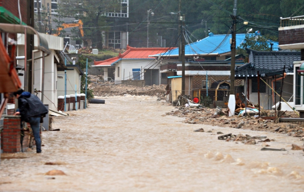 El tifón 'Mitag' deja a su paso seis muertos en Corea del Sur