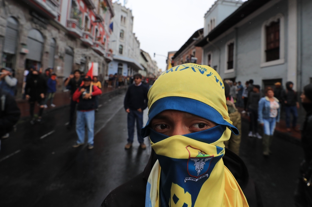 Protestas contra medidas económicas del Gobierno de Ecuador  / Diario de Burgos