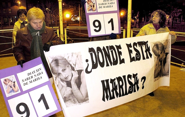 La desaparición de Marisa Villaquirán movilzó a los mirandeses. Aunque su cuerpo nunca ha aparecido, su exmarido fue condenado a 14 años por detención ilegal. 