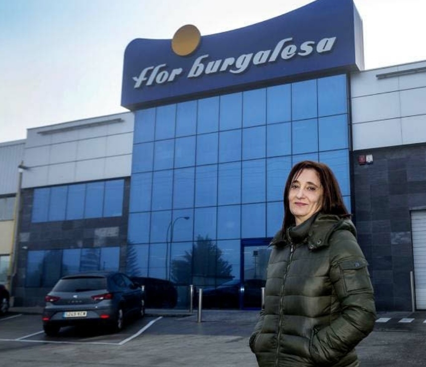 Montse González lleva 15 años trabajando en La Flor Burgalesa. 