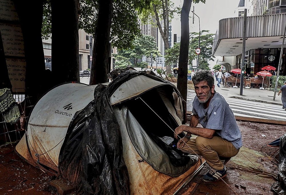 Vivir en las calles de la urbe más rica de Brasil