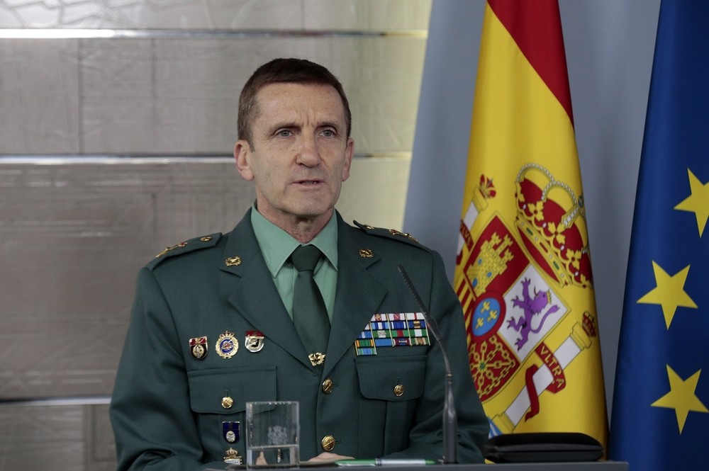 El jefe del Estado Mayor de la Guardia Civil, José Manuel Santiago.