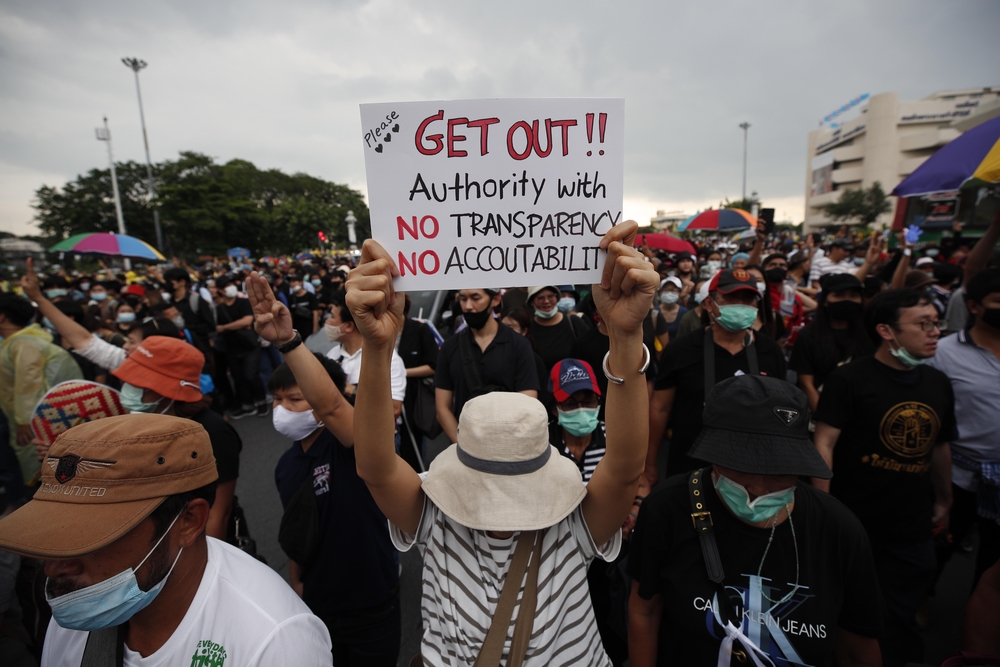 Anti-government protest in Bangkok  / RUNGROJ YONGRIT