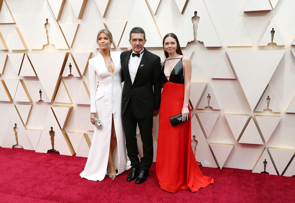 Nicole Kimpel, Antonio Banderas y Stella Banderas  / DAVID SWANSON