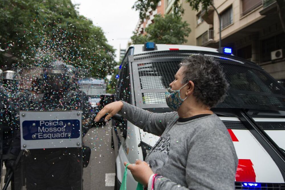 Ocupan la sede de ERC en Barcelona en protesta por un desahucio