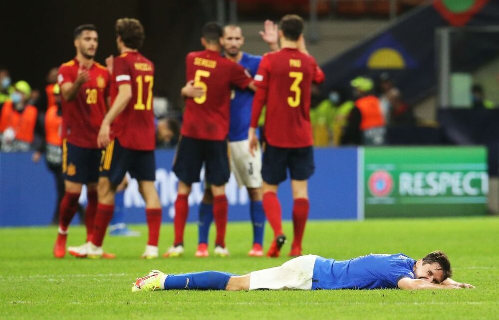 Italy vs Spain  / MATTEO BAZZI