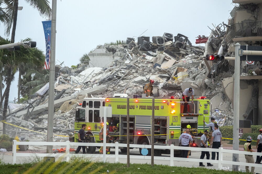 El derrumbe parcial en Miami Beach deja 51 desaparecidos