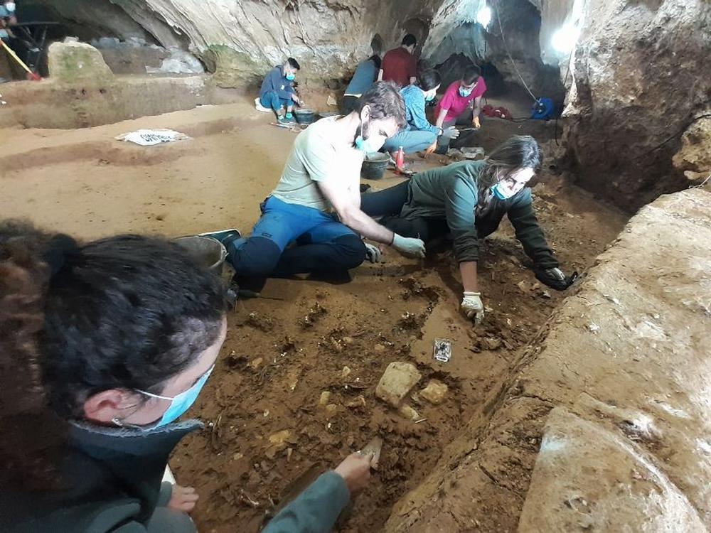 Excavación en la localidad de Cornejo en la Merindad burgalesa de Sotoscueva.