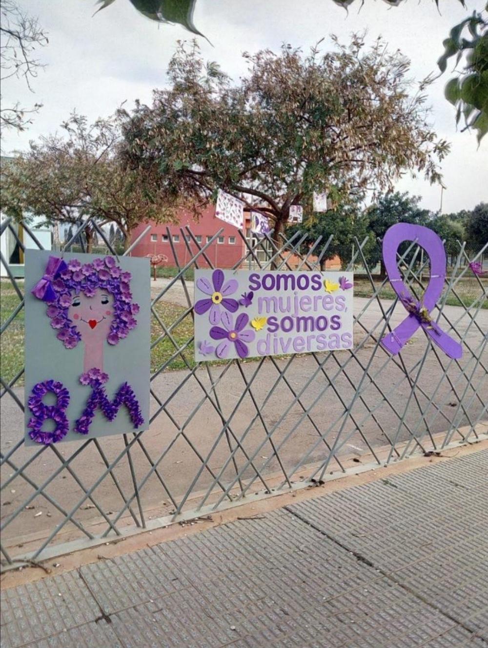 Carteles por el 8M en Cartagena  / AYUNTAMIENTO DE CARTAGENA