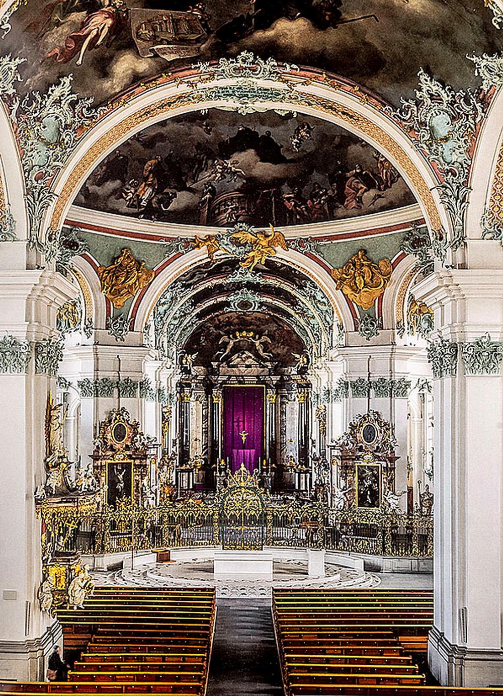 Presbiterio de la Catedral de San Galo (Suiza).  / Diario de Burgos