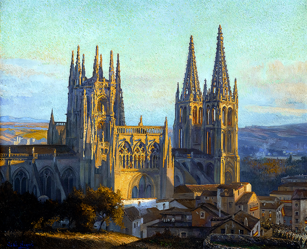 'Vista de la Catedral'. (Primer tercio del siglo XX).  / JOSÉ NOGUÉ
