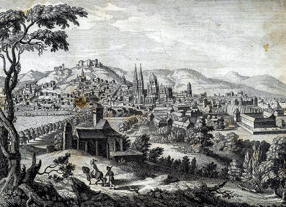 'Burgos, the capital of the old Castile in Spain'. Siglo XVI  / ANÓNIMO