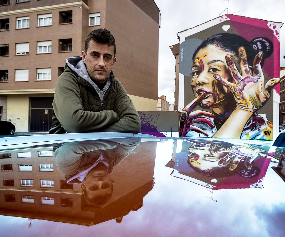 El mural Artista Vocacional, en la calle República Argentina, fue elegido como el mejor del mundo en octubre de 2021 y como el sexto del planeta en todo el año, a través del portal Street Art Cities.   / ALBERTO RODRIGO