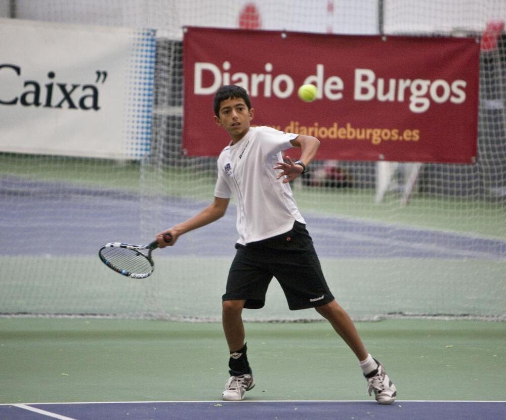 Nicolás Álvarez en un torneo disputado en Burgos en 2012.