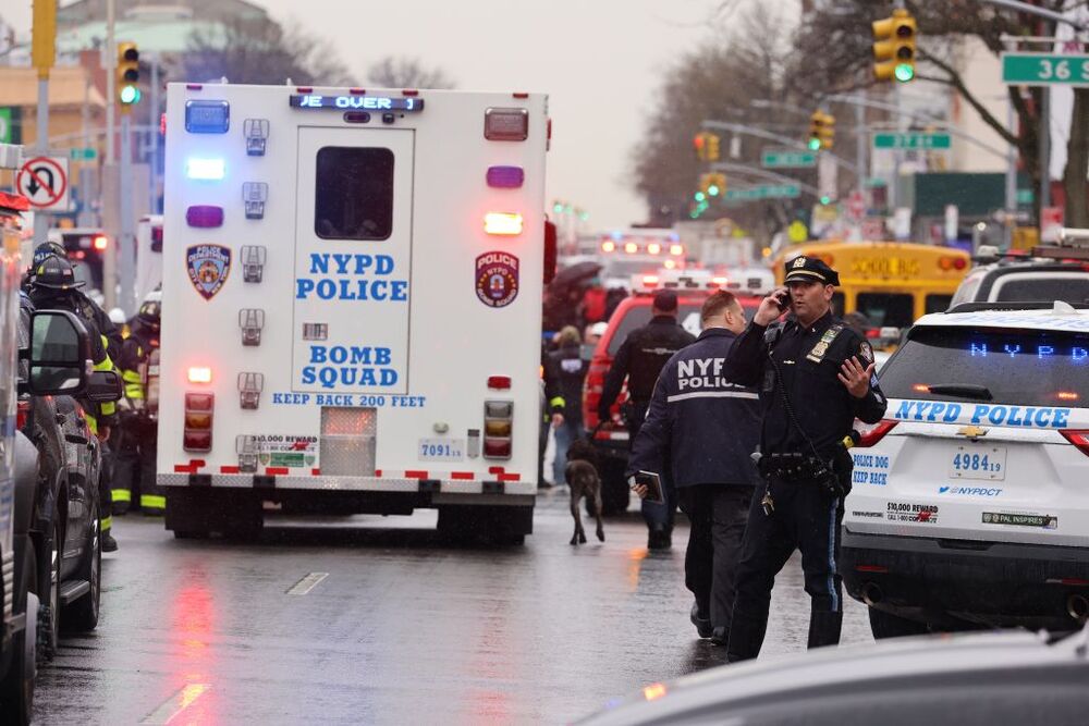 Multiple people reportedly shot in New York City subway  / JUSTIN LANE