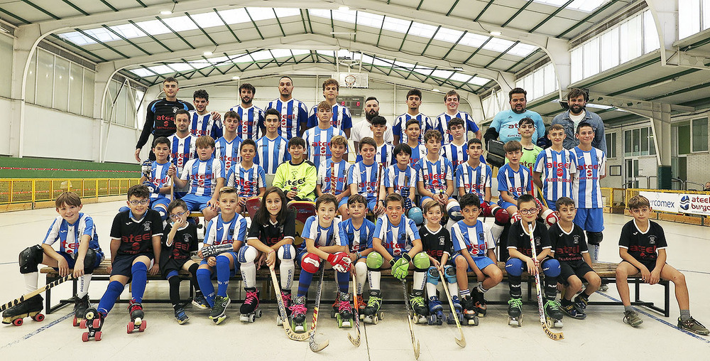 El Club Patín Burgos lo forman aproximadamente 70 jugadores en las diferentes categorías.