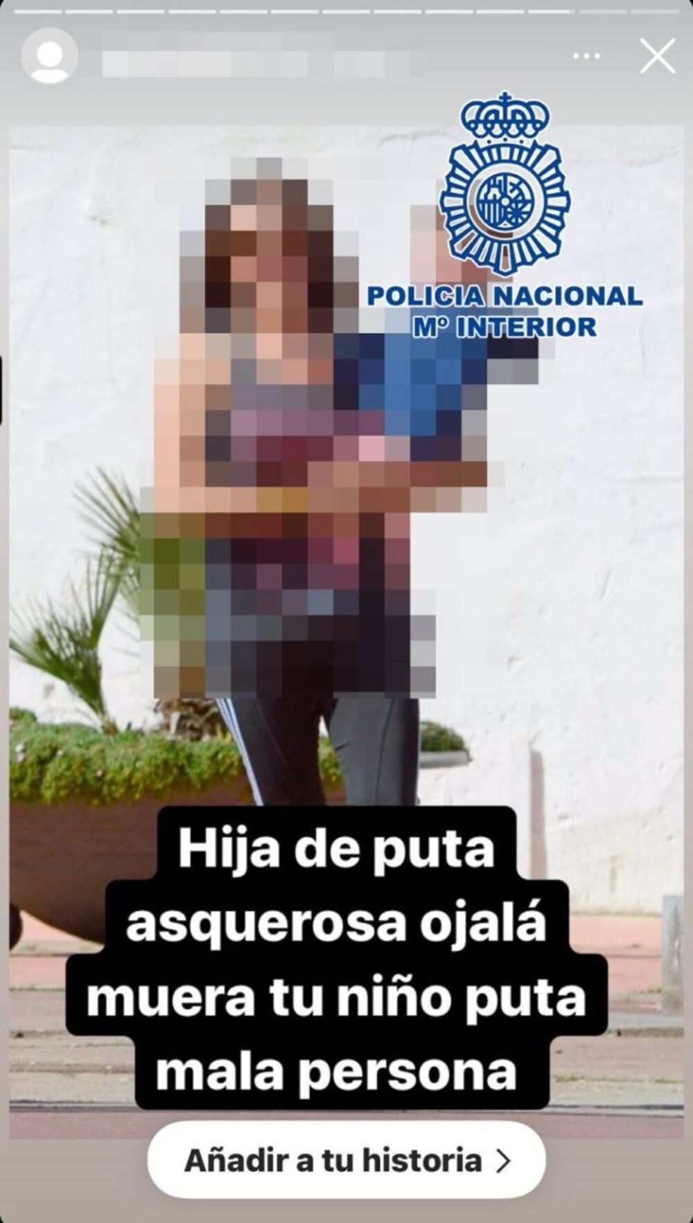Imagen del ciberacoso a la actriz Candela Peña, lo que ha llevado a la Policía a detener a una mujer de 22 años