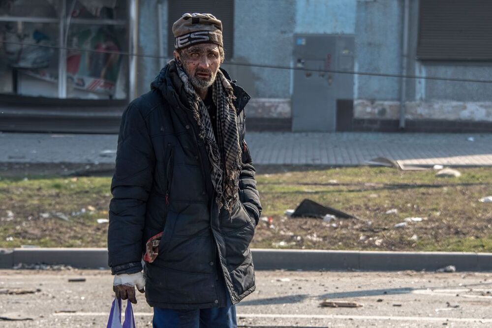 Military conflict continues in Mariupol, Ukraine  / MAXIMILIAN CLARKE / ZUMA PRESS /