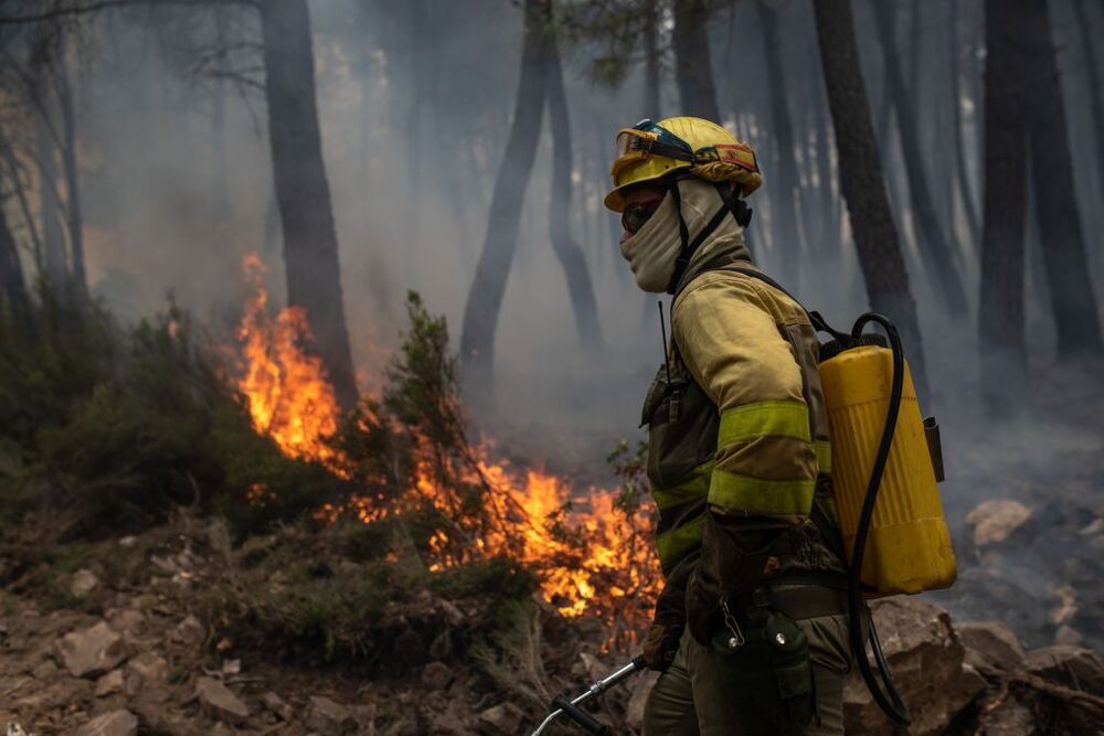 El fuego en la Sierra de la Culebra arrasa 11.000 hectáreas