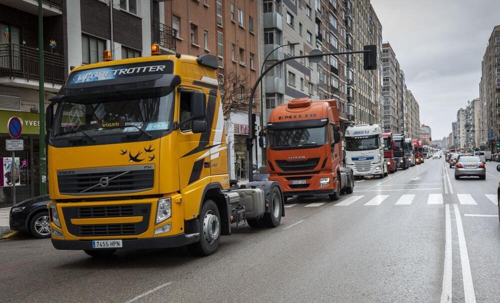 La presencia de camiones ha alcanzado los 60 vehículos.