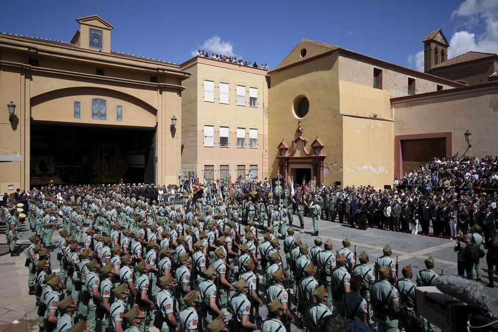 La Legión desembarca en Málaga para acompañar al Cristo de la Buena Muerte  / DANIEL PÉREZ