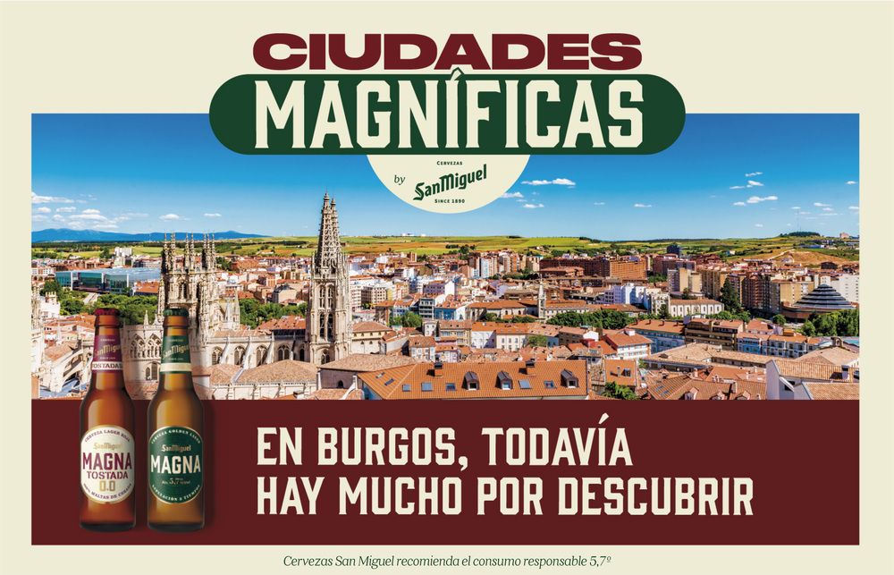 ‘Ciudades Magníficas’ vuelve a Burgos con Cervezas San Miguel