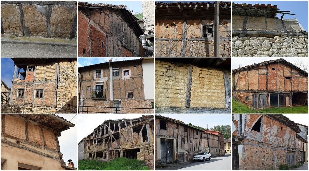 Alerta roja por la degradación de los entramados de madera y tierra en la provincia de Burgos. 
