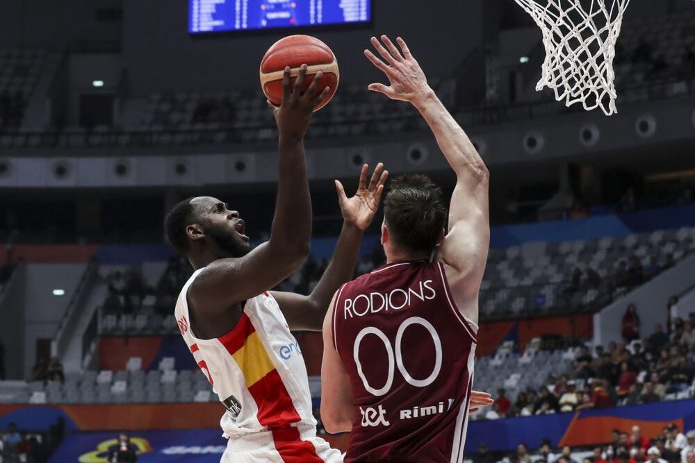 FIBA Basketball World Cup 2023 - Spain vs Latvia  / BAGUS INDAHONO