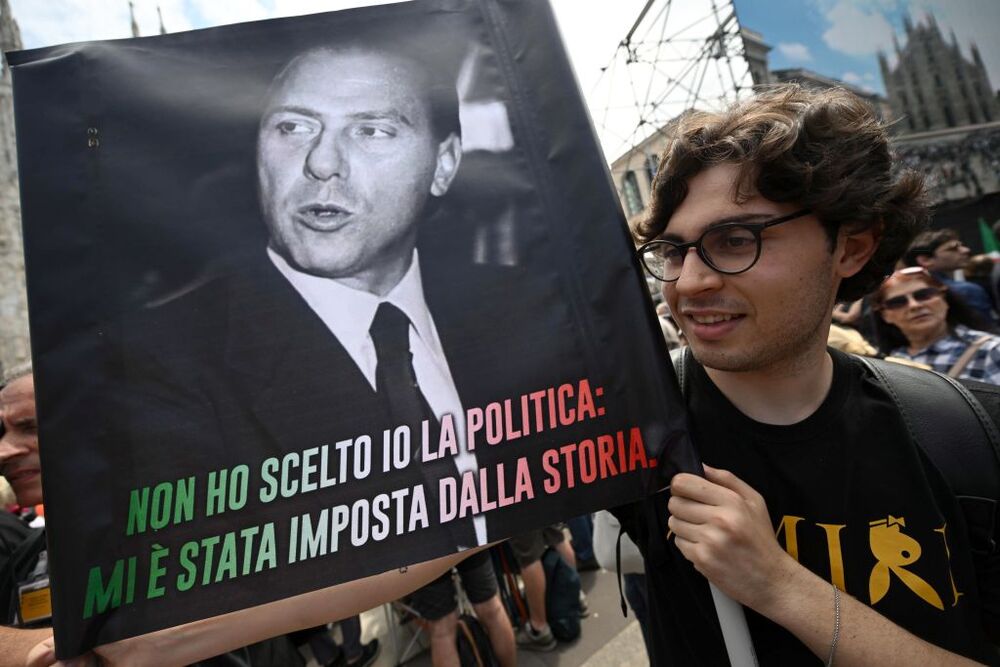 Italia se despide del ex primer ministro Silvio Berlusconi  / CIRO FUSCO
