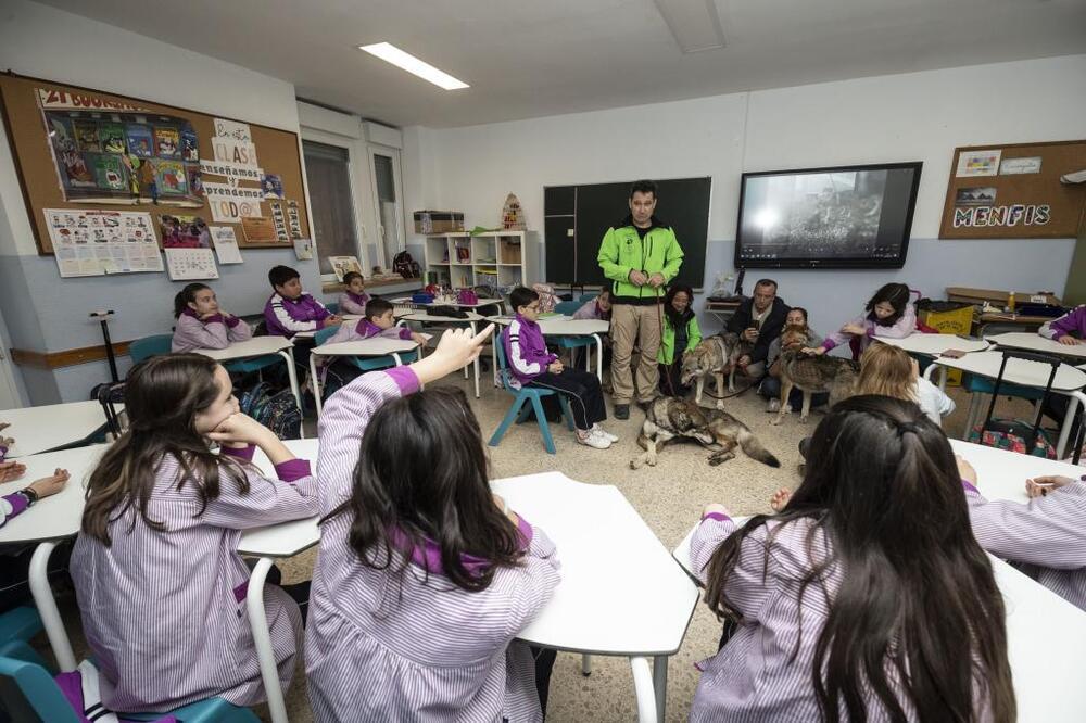 ‘Preguntas, no historias’, piden los profesores del Aurelio Gómez Escolar a sus alumnos. Las hubo, muchas y muy interesantes.