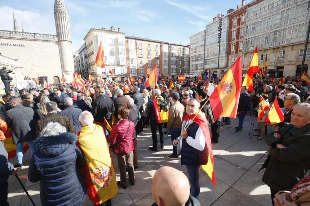 EN DIRECTO| Manifestación en Burgos contra la amnistía