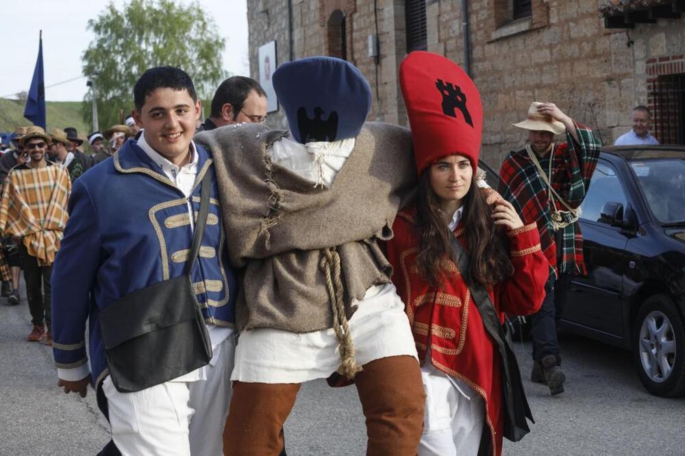 El Judas se rinde a Villadiego, en su primer año como Fiesta de Interés Turístico Regional