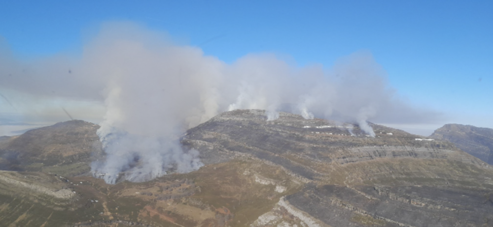 Declarado un incendio de nivel 1 en Espinosa de los Monteros