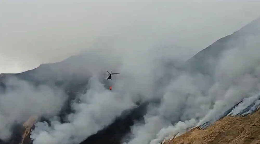 El incendio de Espinosa afecta a 200 hectáreas de alta montaña