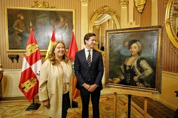El incautado 'Retrato de la marquesa de Llano' abandona Burgos