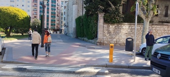 Ensayan un nuevo paso inteligente de peatones en el Carmen