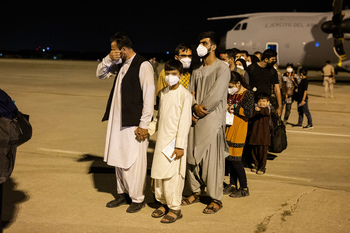 Llega el avión español con 110 evacuados de Afganistán