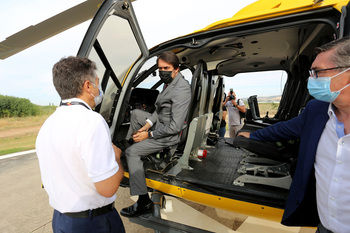 CyL incorpora un helicóptero de coordinación para incendios