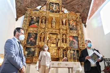 Junta e Iberdrola restauran el retablo de Villarmenteros