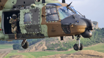 Helicópteros de la División San Marcial ponen rumbo a Malí