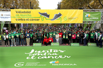 Valladolid y Salamanca marchan contra el cáncer