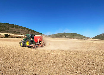 La siembra de trigo se reduce un 20% en la Bureba
