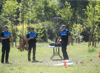 Drones de la Policía Local vigilarán el Curpillos y los fuegos