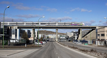 Los viaductos de la variante se diseñaron para ir a 50 km/h