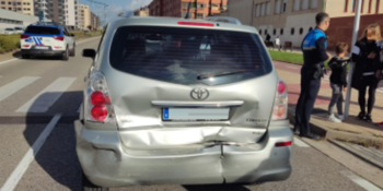 2 heridos en una colisión en la avenida Castilla y León